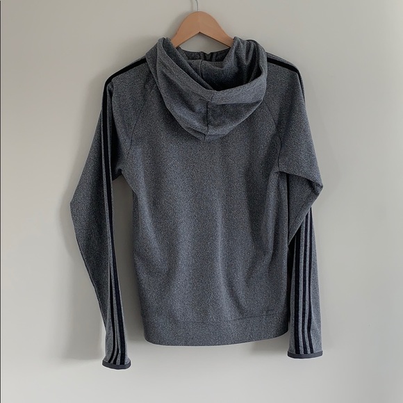 Adidas Grey Zip up Hoodie. - Picture 7 of 8